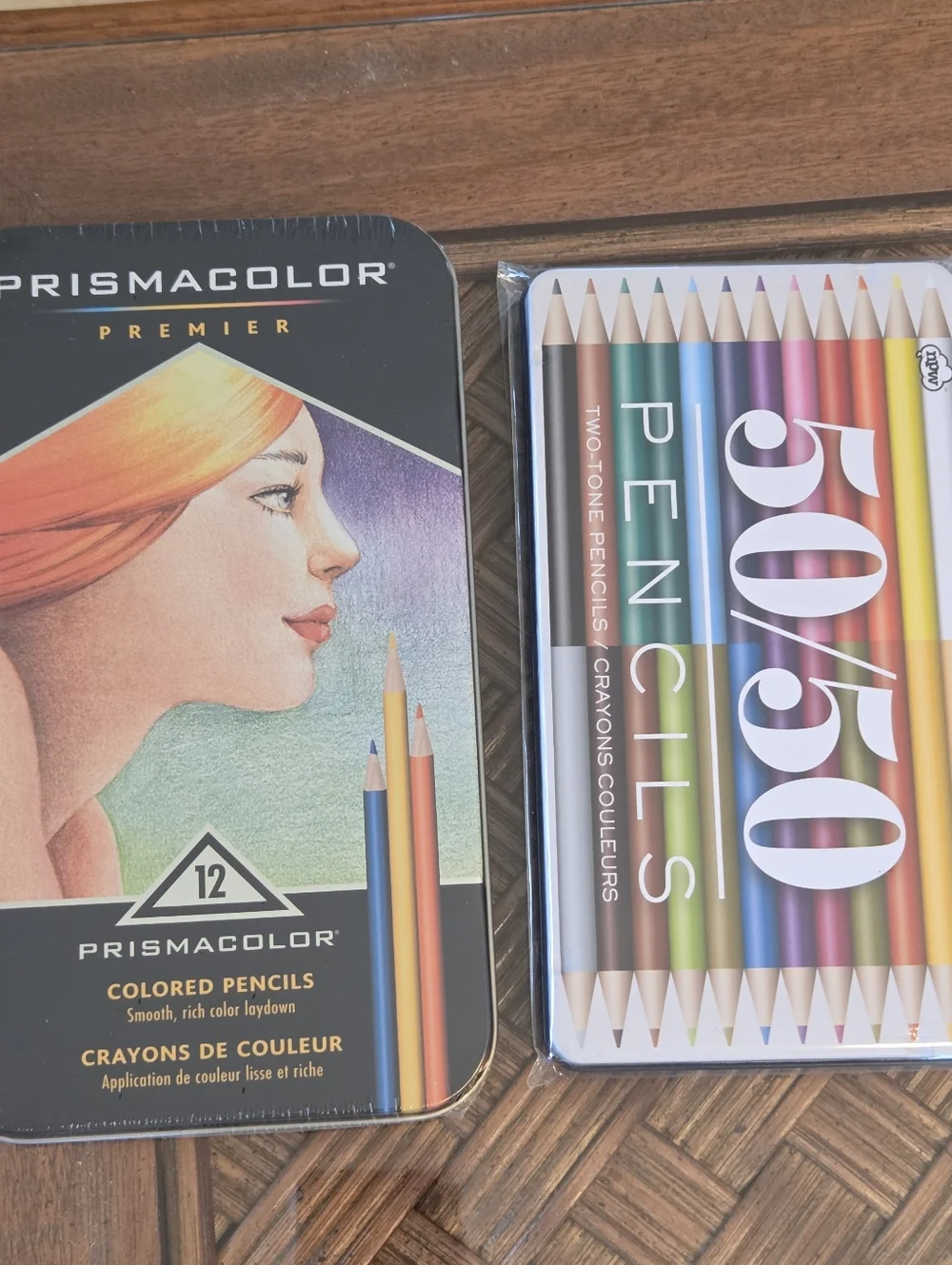 LOT OF 2 Sets New Sealed Colored Pencils Prismacolor Premier 12 and NPW 50/50 24